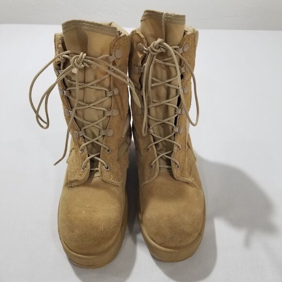 Altama Boots Men's Wrath 8' Tan Size 6R Boots Military Combat Hot Weather Vibram - Picture 2 of 7